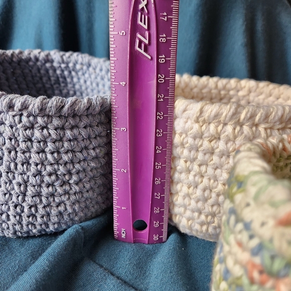 Handmade crochet nesting baskets - Picture 6 of 6